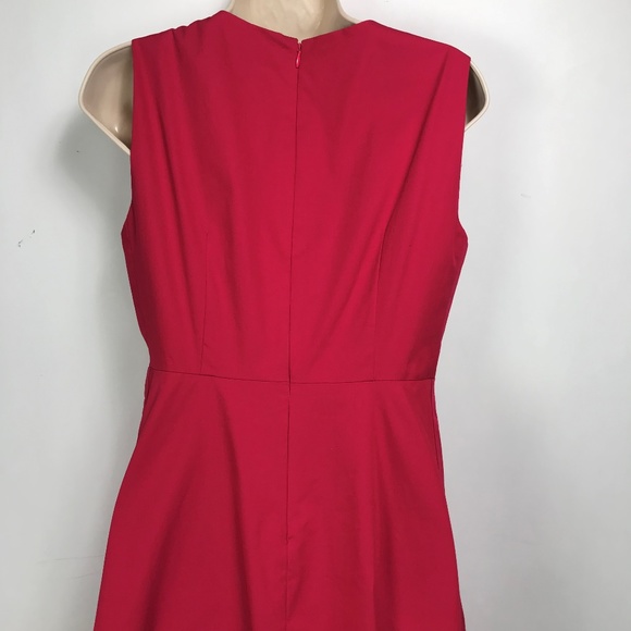 Rasberry Pink Elie Tahari Dress EUC 6 Pockets - Picture 5 of 7